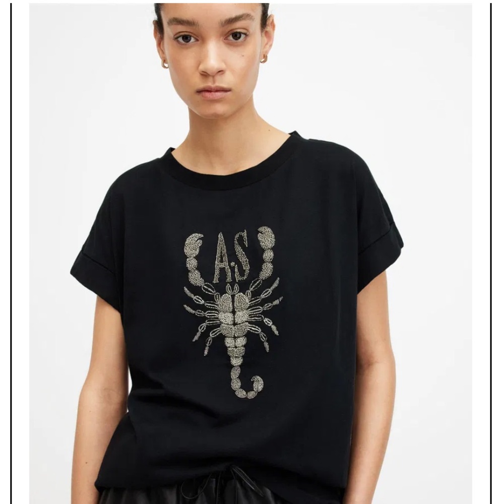All Saints Imogen Scorpion Boy T-Shirt - Picture 9 of 9